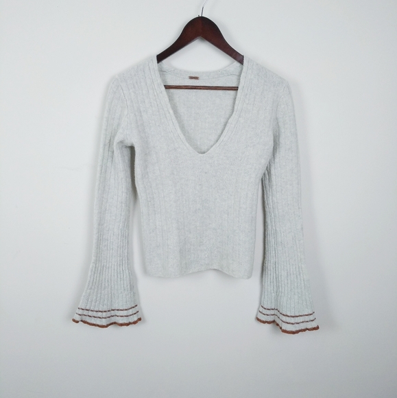 Free People Sweaters - Free people wool yak blend sweater w bell sleeves